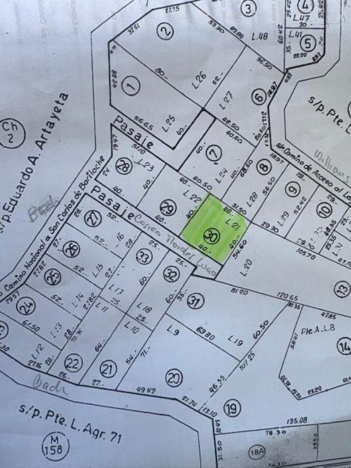 Lote en zona Llao Llao, barrio Quintral 