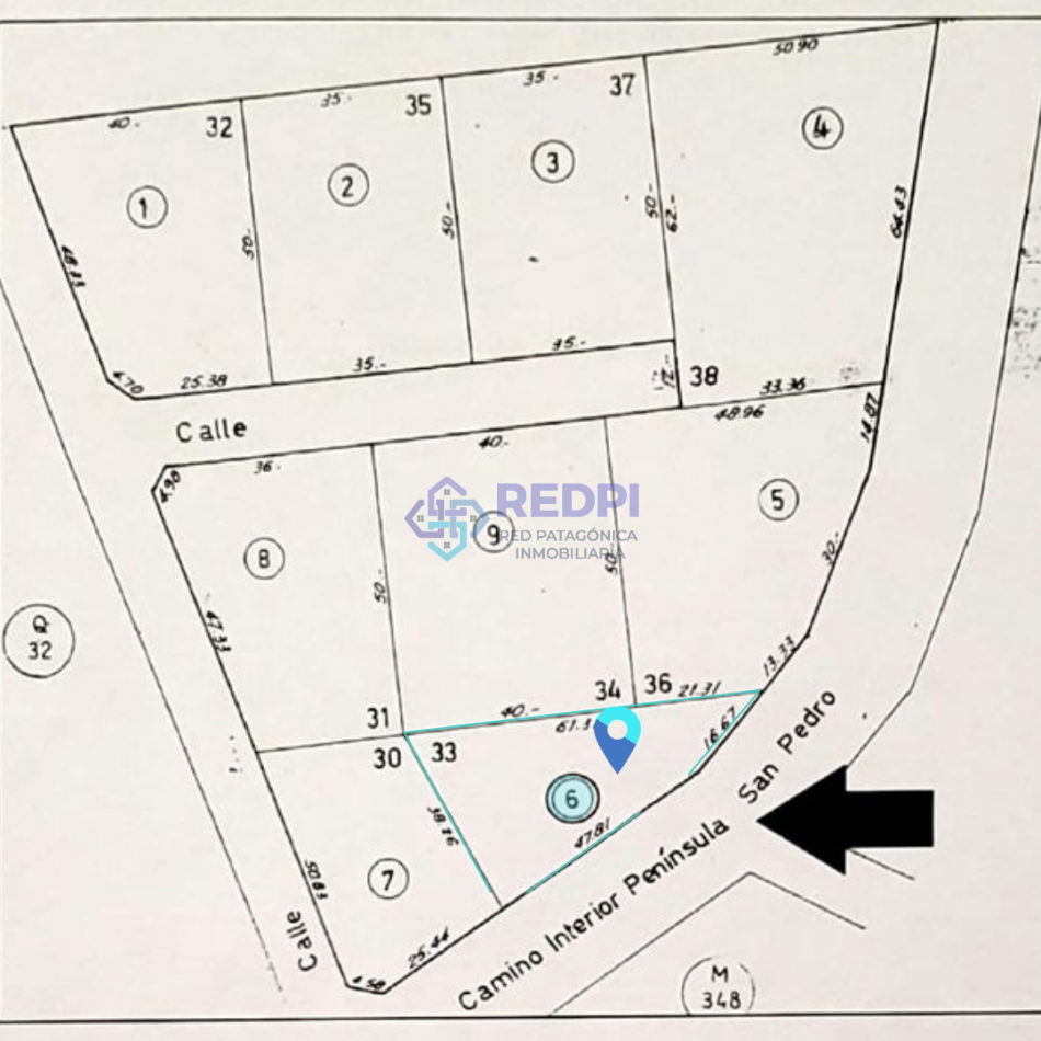 Lote plano en Peninsula San Pedro, Bariloche